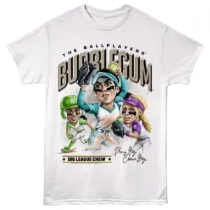 Big League Chew Softball Players Men's T Shirt White