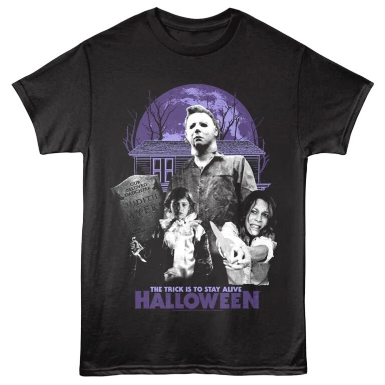 Halloween Full Moon Men's T Shirt Black