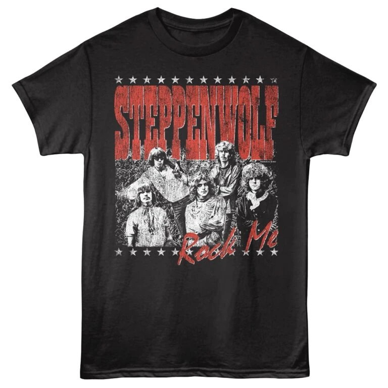 Steppenwolf Rock Me Men's T Shirt Black